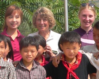 Family Mulligan-Bennett Cycling on the  tour with redspokes